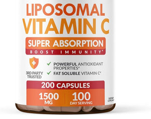 PC Liposomal Vitamin C-200 Capsules